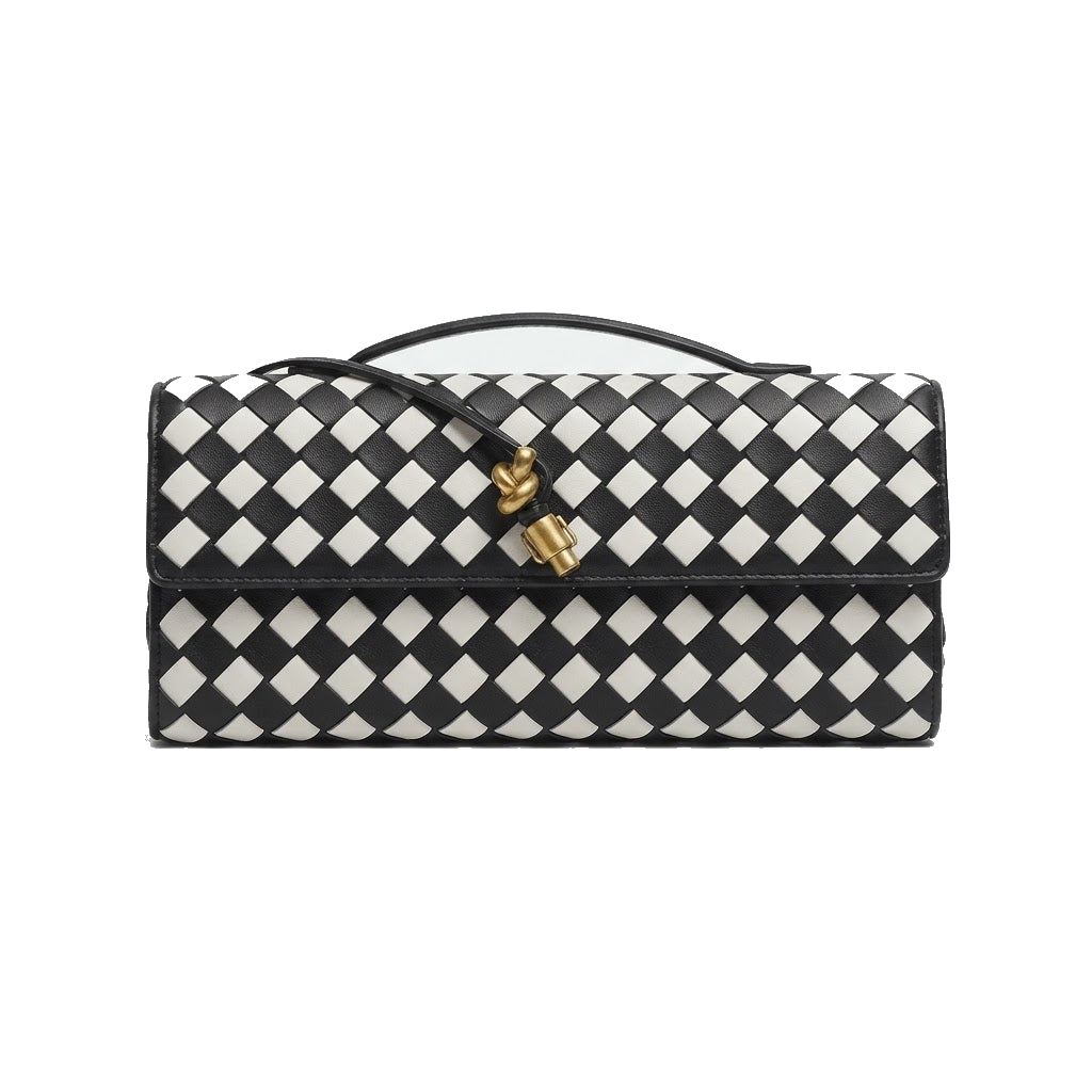 KORI BAG negro con blanco sobre fondo blanco