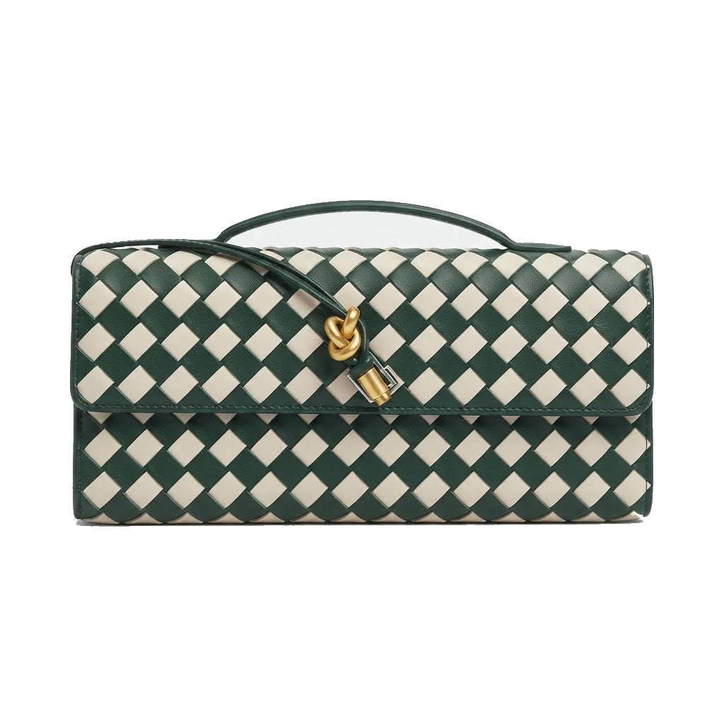 KORI BAG verde con blanco sobre fondo blanco